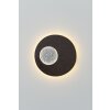 Holländer LUNA Vägglampa LED Brun, Svart, Silver, 1-ljuskällor