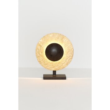 Holländer KLEIN Bordslampa Brun, Guld, Svart, 4-ljuskällor