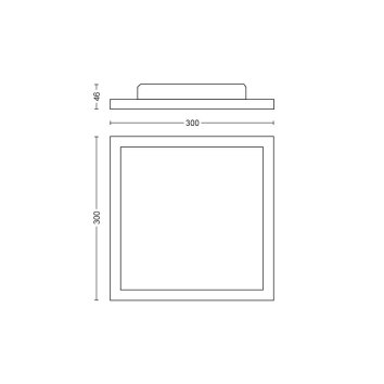 Philips Lampor Aurelle Taklampa, Panel LED Vit, 1-ljuskällor