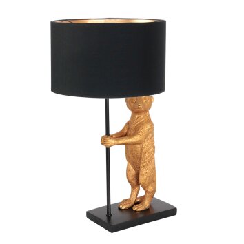 Steinhauer Animaux Bordslampa Guld, Svart, 1-ljuskällor