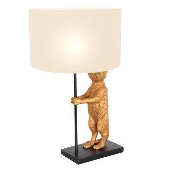 Steinhauer Animaux Bordslampa Guld, Svart, 1-ljuskällor