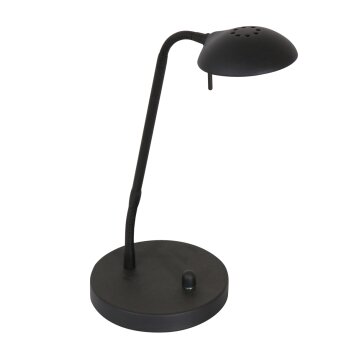 Steinhauer Biron Bordslampa LED Svart, 1-ljuskällor