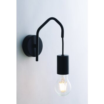 Luce Design HABITAT Vägglampa Svart, 1-ljuskällor