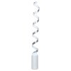 Luce Design HELIX Golvlampa LED Silver, Vit, 1-ljuskällor