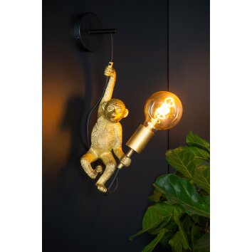 Lucide CHIMP Vägglampa Svart, 1-ljuskällor