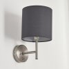 Tise Vägglampa, Läslampa Nickel matt, 1-ljuskällor