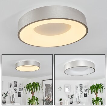 Playas Taklampa LED Silver, Vit, 1-ljuskällor