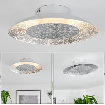 Merlo Taklampa LED Silver, 1-ljuskällor