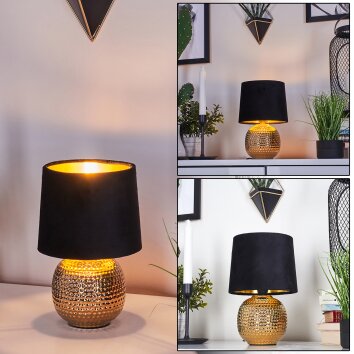 Beddie Bordslampa Guld, 1-ljuskällor