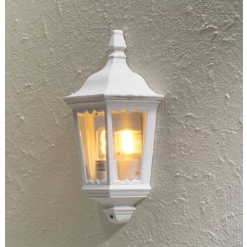 Konstsmide Lampor Firenze Vägglampa Vit, 1-ljuskällor