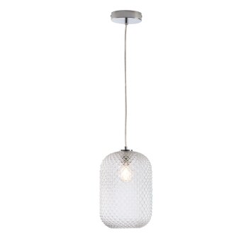 Luce Design ASHFORD Pendelbelysning Krom, 1-ljuskällor