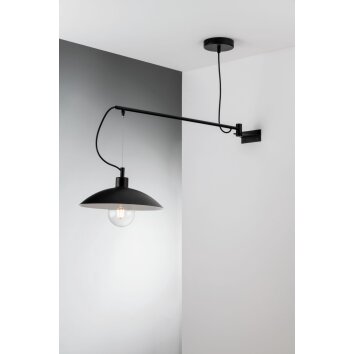 Luce Design ELDORADO Vägglampa Svart, 1-ljuskällor