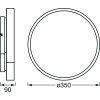 Ledvance Decorative Taklampa LED Vit, 1-ljuskällor, Färgväxlare