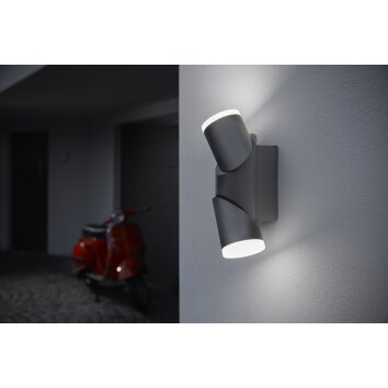 Ledvance ENDURA vägglampa utomhus, Up & Down Lampa LED Antracit, 2-ljuskällor