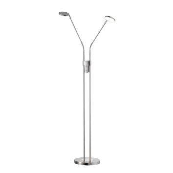 FHL easy Luna Golvlampa LED Nickel matt, 2-ljuskällor