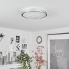 Subles Taklampa LED Silver, Vit, 1-ljuskällor, Rörelsedetektor