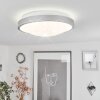 Subles Taklampa LED Silver, Vit, 1-ljuskällor, Rörelsedetektor