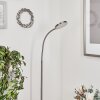 Haltia Golvlampa, Läslampa LED Nickel matt, 1-ljuskällor