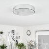 Mentque Taklampa LED Silver, 1-ljuskällor