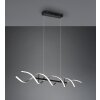 Trio Lampor Sequence Pendelbelysning LED Aluminium, Svart, 1-ljuskällor