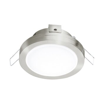 Eglo Eglo infälld taklampa, Infälld vägglampa LED Nickel matt, 1-ljuskällor