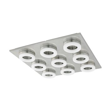 Eglo BRESSANONE Taklampa LED Nickel matt, 9-ljuskällor