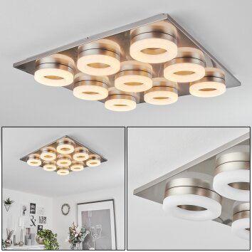 Thiernu Taklampa LED Nickel matt, 1-ljuskällor