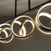 Paul Neuhaus LOOP Taklampa LED Mässing, Svart, 3-ljuskällor, Fjärrkontroll