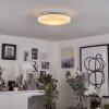 Ral Taklampa LED Silver, Vit, 1-ljuskällor, Fjärrkontroll, Färgväxlare