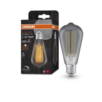 Osram E27 11 Watt varmvit dimbar 500 Lumen