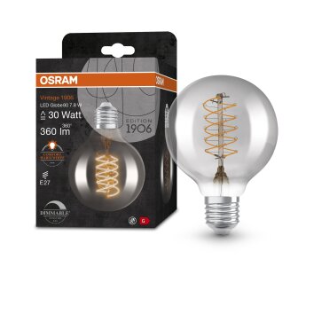 Osram E27 8 Watt varmvit dimbar 360 Lumen