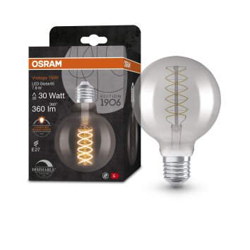 Osram E27 8 Watt varmvit dimbar 360 Lumen