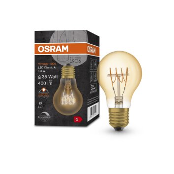 Osram E27 4.8 Watt varmvit dimbar 400 Lumen