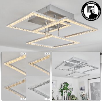 Serranos Taklampa LED Aluminium, 1-ljuskällor