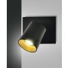 Fabas Luce Modo Vägglampa, Väggspotlight Svart, 1-ljuskällor