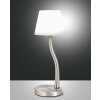 Fabas Luce Ibla Bordslampa LED Nickel matt, 1-ljuskällor