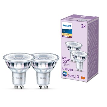 Philips Lampor GU10 LED 3.5 Watt varmvit 255 Lumen