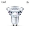 Philips Lampor GU10 LED 3.5 Watt varmvit 255 Lumen