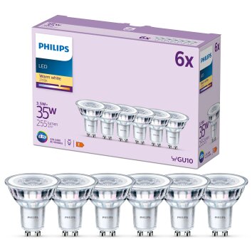 Philips Lampor GU10 LED 3.5 Watt varmvit 255 Lumen