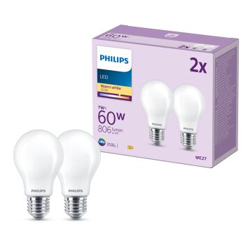 Philips Lampor E27 LED 7 Watt varmvit 806 Lumen