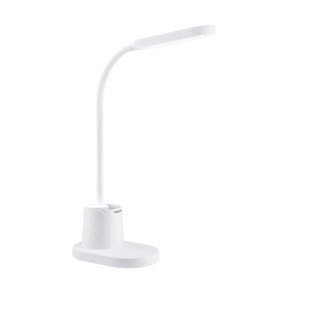 Philips Lampor Bucket Bordslampa, Läslampa LED Vit, 1-ljuskällor