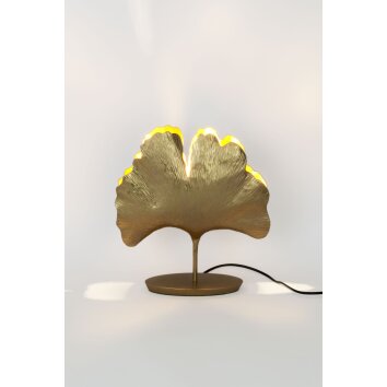 Holländer GINGKO Bordslampa Guld, 1-ljuskällor