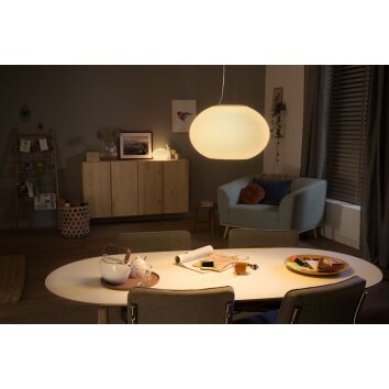 Philips Lampor Flourish Pendelbelysning LED Vit, 1-ljuskällor, Färgväxlare