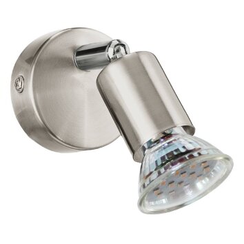 Eglo MINI Vägglampa LED Nickel matt, 1-ljuskällor