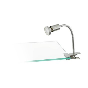 Eglo LITOS Klämlampa LED Nickel matt, 1-ljuskällor