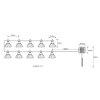 Globo SOLAR dekorativ belysning, Ljuskedja, Solcellslampa LED Svart, 10-ljuskällor