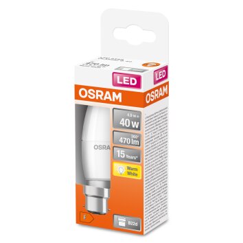 Osram B22d 4.9 Watt varmvit 470 Lumen