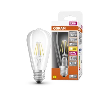 Osram E27 LED 5.8 Watt varmvit dimbar 806 Lumen