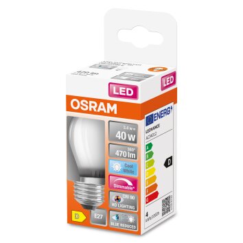 Osram E27 LED 3.4 Watt neutralvit dimbar 470 Lumen