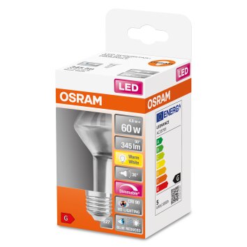 Osram E27 LED 4.8 Watt varmvit dimbar 345 Lumen